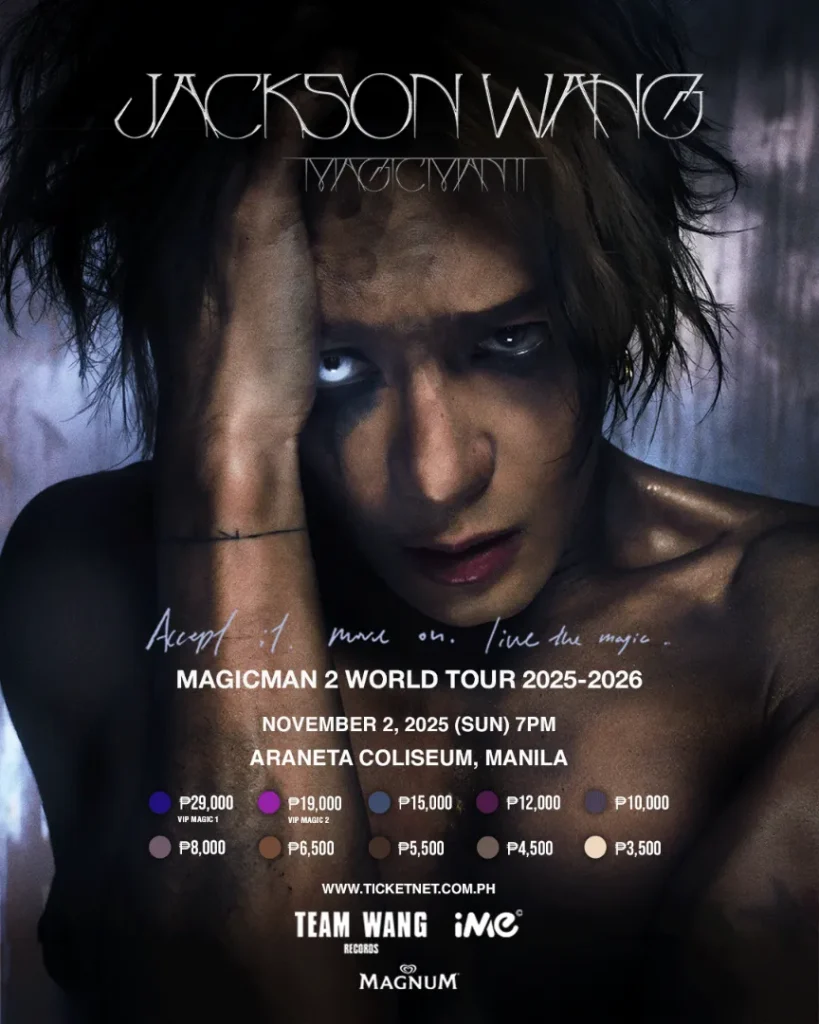 Jackson Wang Manila Concert Ticket Prices