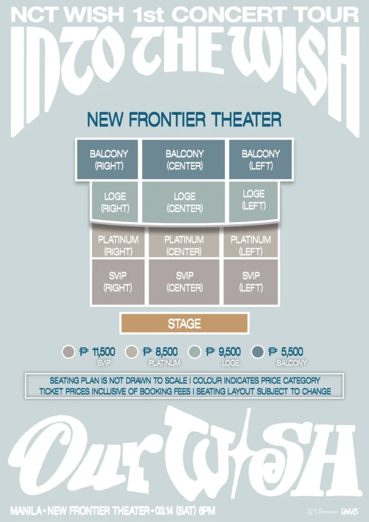 nct wish into the wish our wish seat plan