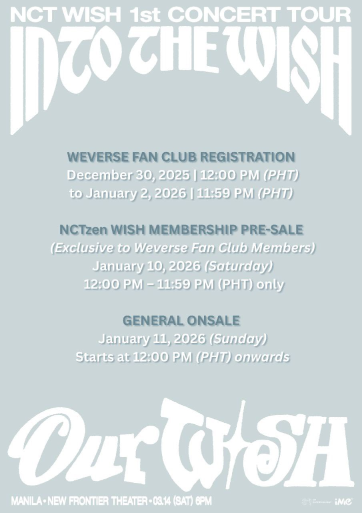nct wish into the wish our wish ticket selling